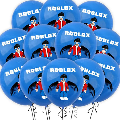 New Roblox Balloons Birthday Party Decoration Video Game 12inch Round Balloon Kids Happy Birthday Party Favors Gift Toys