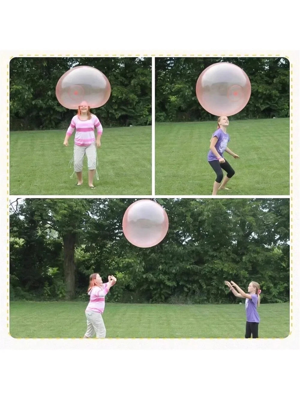 Inflated Ball Bubble Ball Water-filled Transparent Bubble Ball TPR Inflated Ball Pat Ball Big Light Ball