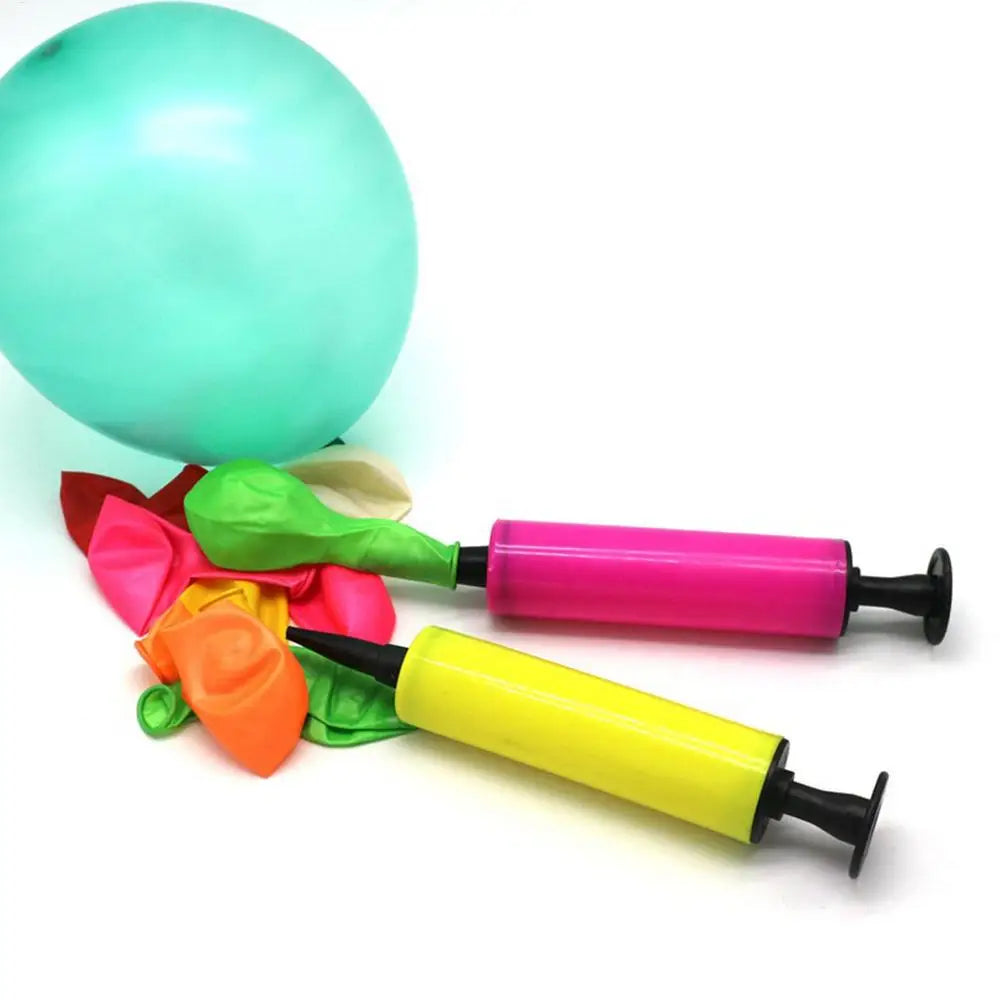 1PC Balloon Pump Balloon Inflator Hand Push Air Pump Wedding Birthday Party Kids Baby Shower Balloon Accessories Tools
