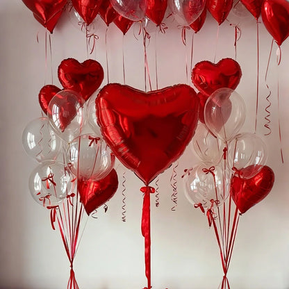 Valentine's Day party balloons used for Valentine's Day proposals, weddings, birthdays, romantic atmosphere decoration