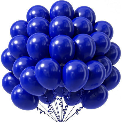 Hot Pink Balloons 12/10inch Baby Pink Latex Balloon Royal Blue Red Green Globos Baby Shower Birthday Party Christmas Decorations