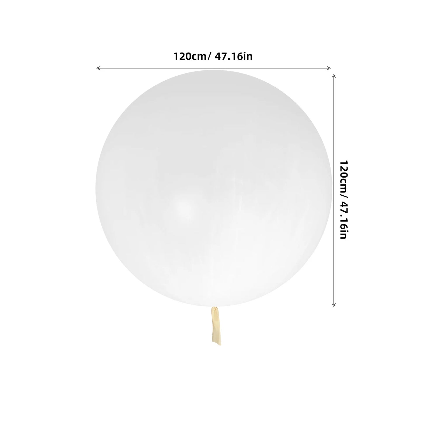 48 Inch 50G Weather Observation Balloons Heavy Duty Latex for Meteorological Investigation Aerial Photography Surveillance and