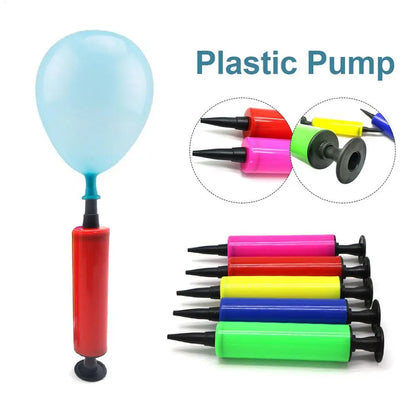 1PC Balloon Pump Balloon Inflator Hand Push Air Pump Wedding Birthday Party Kids Baby Shower Balloon Accessories Tools