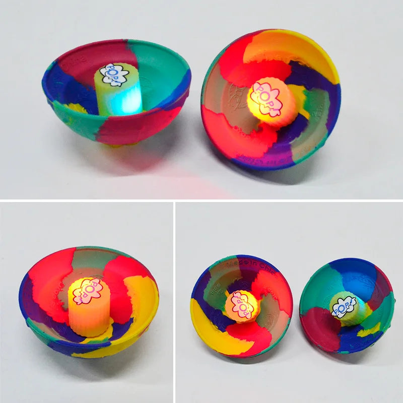 1 Stück Camo Bounce Bowl Half Side Bouncing Ball Cloud Buckle Camo Bouncing Bowl Kreatives Kinder-Entlastungsspielzeug