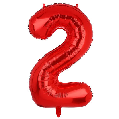 32inch Rainbow Gradient Number Foil Balloon 1-9 for Kids Birthday Party Decor Baby Shower Bridal Shower More Options Avaliable