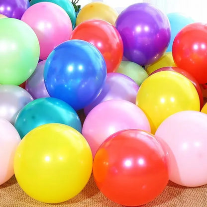 50/100pcs Balloons Rainbow Round Matte Balloon 5inches Wedding Happy Birthday Holiday Unique DIY Decoration Supplies TMZ
