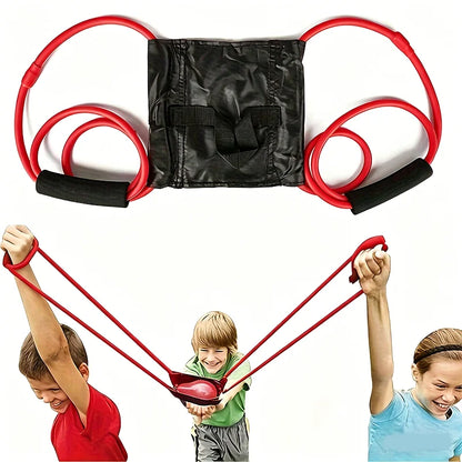 Water Balloon Launcher/Slingshot/Gun Water Balloon Ejector/Slingshot Outdoor Party Water Sport, 3-Person/2-Person Outdoor Water Balloon Launcher with Several Balloon Bags Included