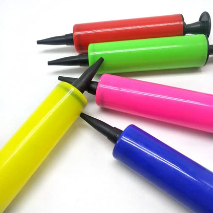 1PC Balloon Pump Balloon Inflator Hand Push Air Pump Wedding Birthday Party Kids Baby Shower Balloon Accessories Tools