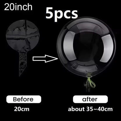 100pcs/roll Points Dots Double Sided for Balloons, Removable Clear Stickers for Christmas Wedding Birthday Party Decoration