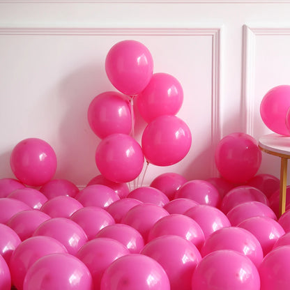 Hot Pink Aqua Blue Summer Tropical Balloons Garland Kit Hibiscus Foil Balloon Birthday Baby Shower Luau Aloha Hawaii Party Decor