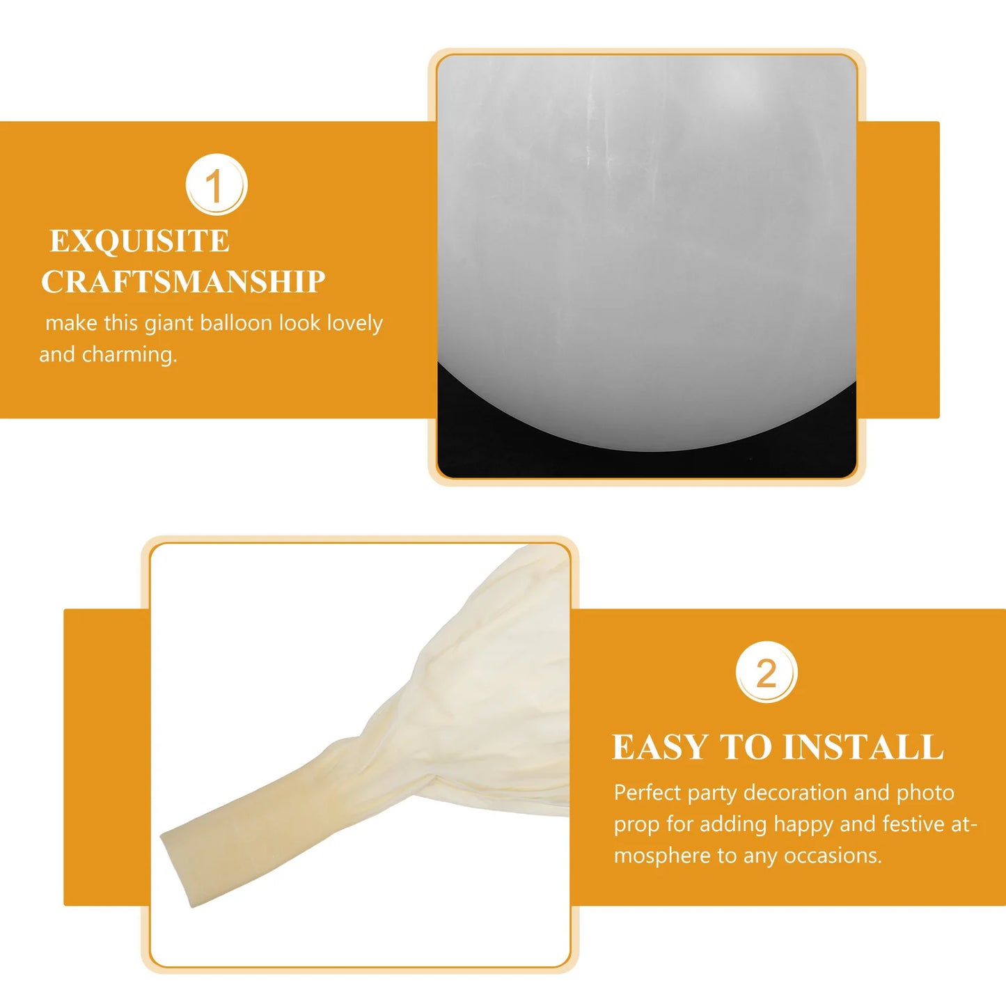 48 Inch 50G Weather Observation Balloons Heavy Duty Latex for Meteorological Investigation Aerial Photography Surveillance and