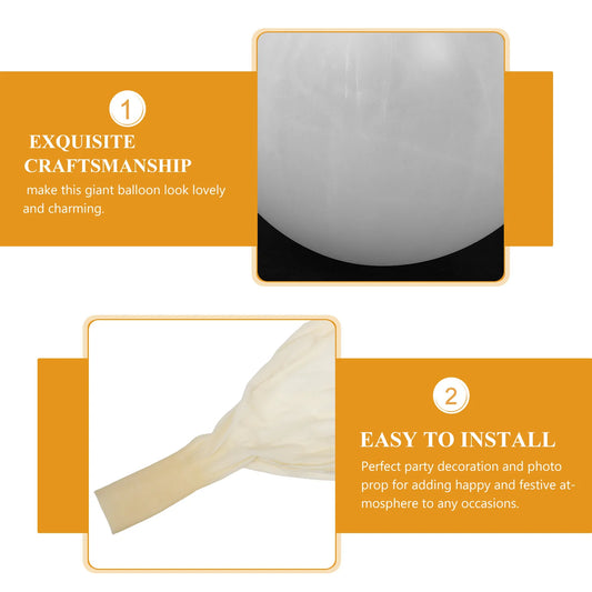48 Inch 50G Weather Observation Balloons Heavy Duty Latex for Meteorological Investigation Aerial Photography Surveillance and