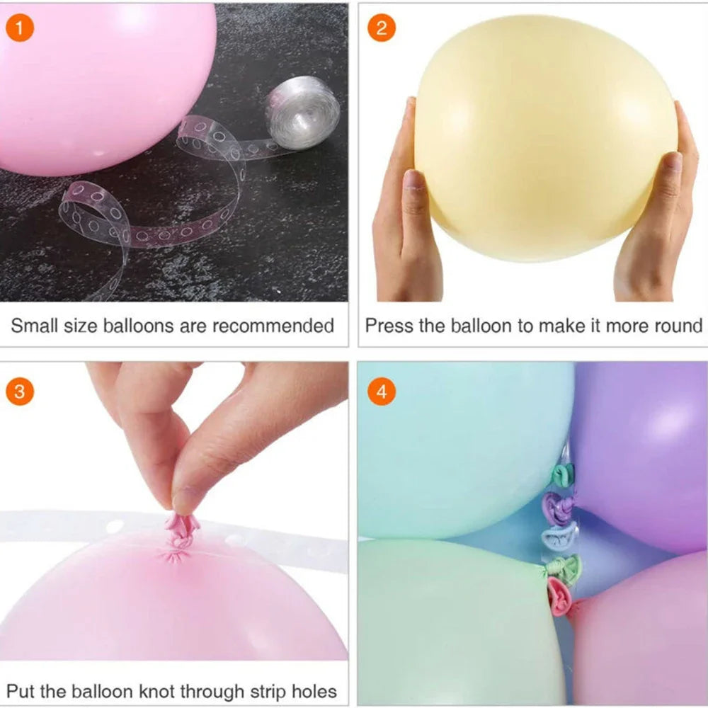 100pcs/roll Points Dots Double Sided for Balloons, Removable Clear Stickers for Christmas Wedding Birthday Party Decoration