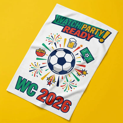 Funny Football themed beach towel, suitable for beach, swimming pool, vacation, unique holiday gift