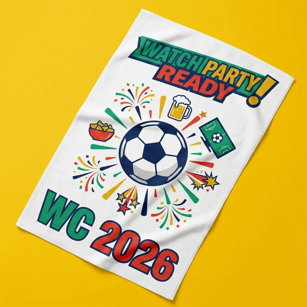 Funny Football themed beach towel, suitable for beach, swimming pool, vacation, unique holiday gift