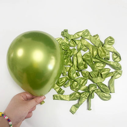 5/10/12inch Metallic Gold Purple Balloons Silver Champagne Gold Blue Ballon Birthday Party Baby Shower Wedding Decoration Globos