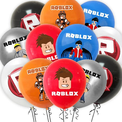New Roblox Balloons Birthday Party Decoration Video Game 12inch Round Balloon Kids Happy Birthday Party Favors Gift Toys