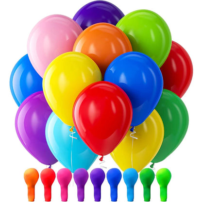 50/100pcs Balloons Rainbow Round Matte Balloon 5inches Wedding Happy Birthday Holiday Unique DIY Decoration Supplies TMZ