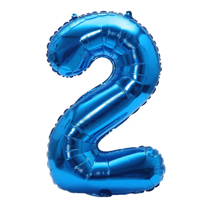 32inch Rainbow Gradient Number Foil Balloon 1-9 for Kids Birthday Party Decor Baby Shower Bridal Shower More Options Avaliable