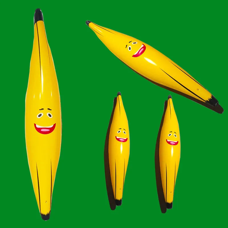 1.8-meter Inflatable Banana Summer Water Toy Swimming Pool Float Balloon Bar Atmosphere Props Happy Birthday Party Decoration