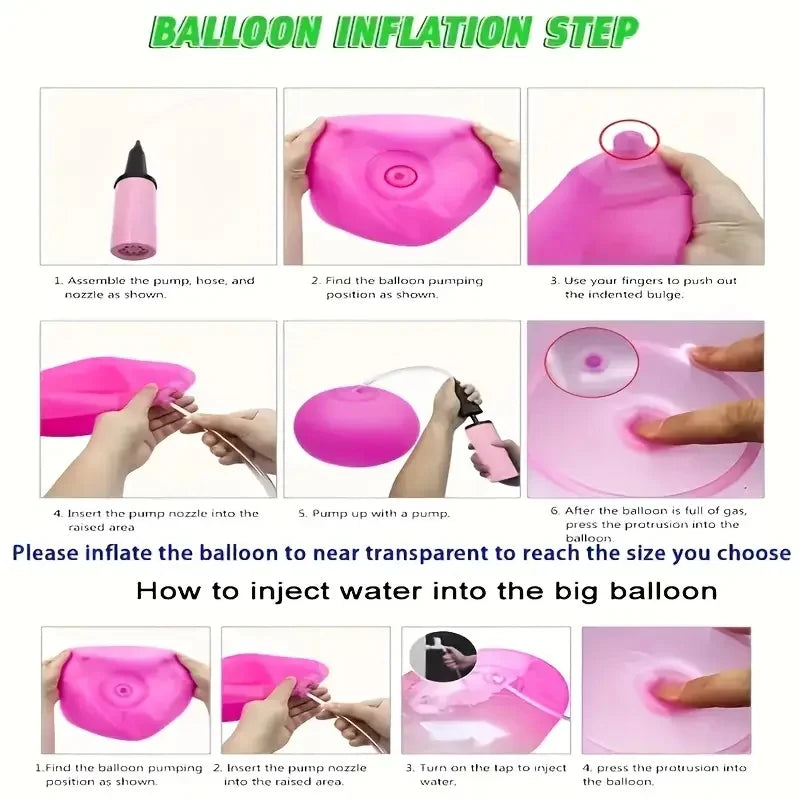 Fun Summer Transparent Inflatable Ball Balloon Kids Children Outdoor Toys Soft Air Water Filled Bubble Ball Party Game Gift