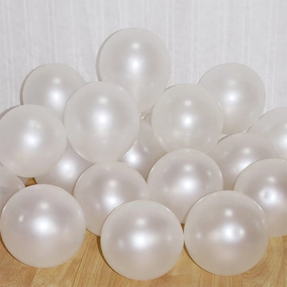 5/10/12inch Pearl Balloons Milk White Latex Balloons Birthday Wedding Decoration For Engagement Anniversary Bridal Shower Globos