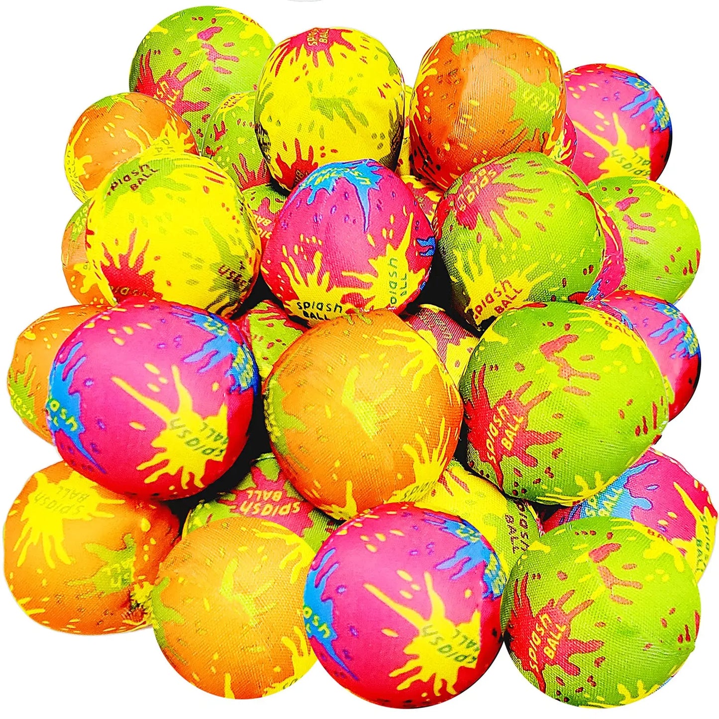 10-100Pcs Reusable Water Balloons,Absorbent Soaker Water Balls for Kids,Summer Beach Swimming Pool Party Favors,Kids Pool Toys