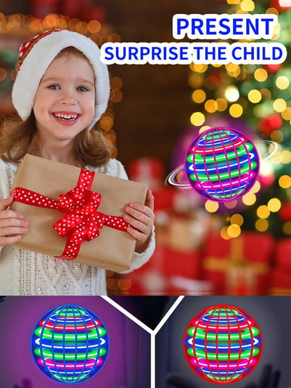 Fliegender Ball, automatischer Kreiselball, LED-blendende Lichter, schwebende Magie, Ventilator, UFO-Flugmaschine, Spielzeug, Geschenk, Spiel, Sportball