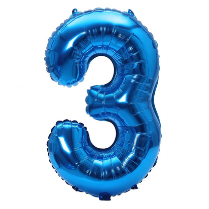 32inch Rainbow Gradient Number Foil Balloon 1-9 for Kids Birthday Party Decor Baby Shower Bridal Shower More Options Avaliable