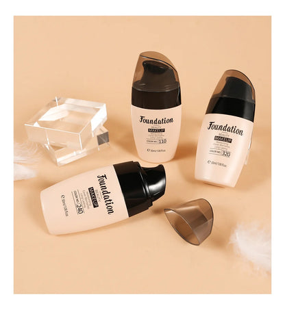 LAIKOU Long-Lasting Liquid Foundation Cream Waterproof Concealer Professional Matte Face Makeup Even Skin Tone Base Cosmetics