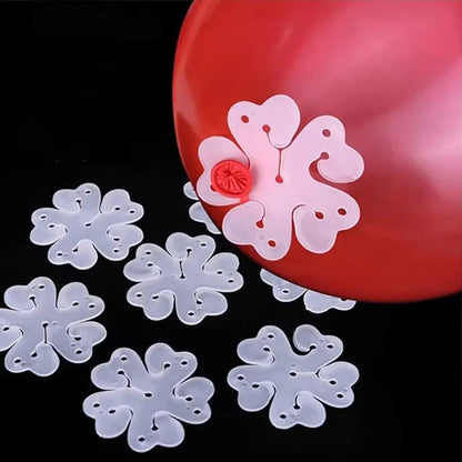 100pcs/roll Points Dots Double Sided for Balloons, Removable Clear Stickers for Christmas Wedding Birthday Party Decoration