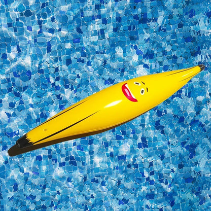 1.8-meter Inflatable Banana Summer Water Toy Swimming Pool Float Balloon Bar Atmosphere Props Happy Birthday Party Decoration