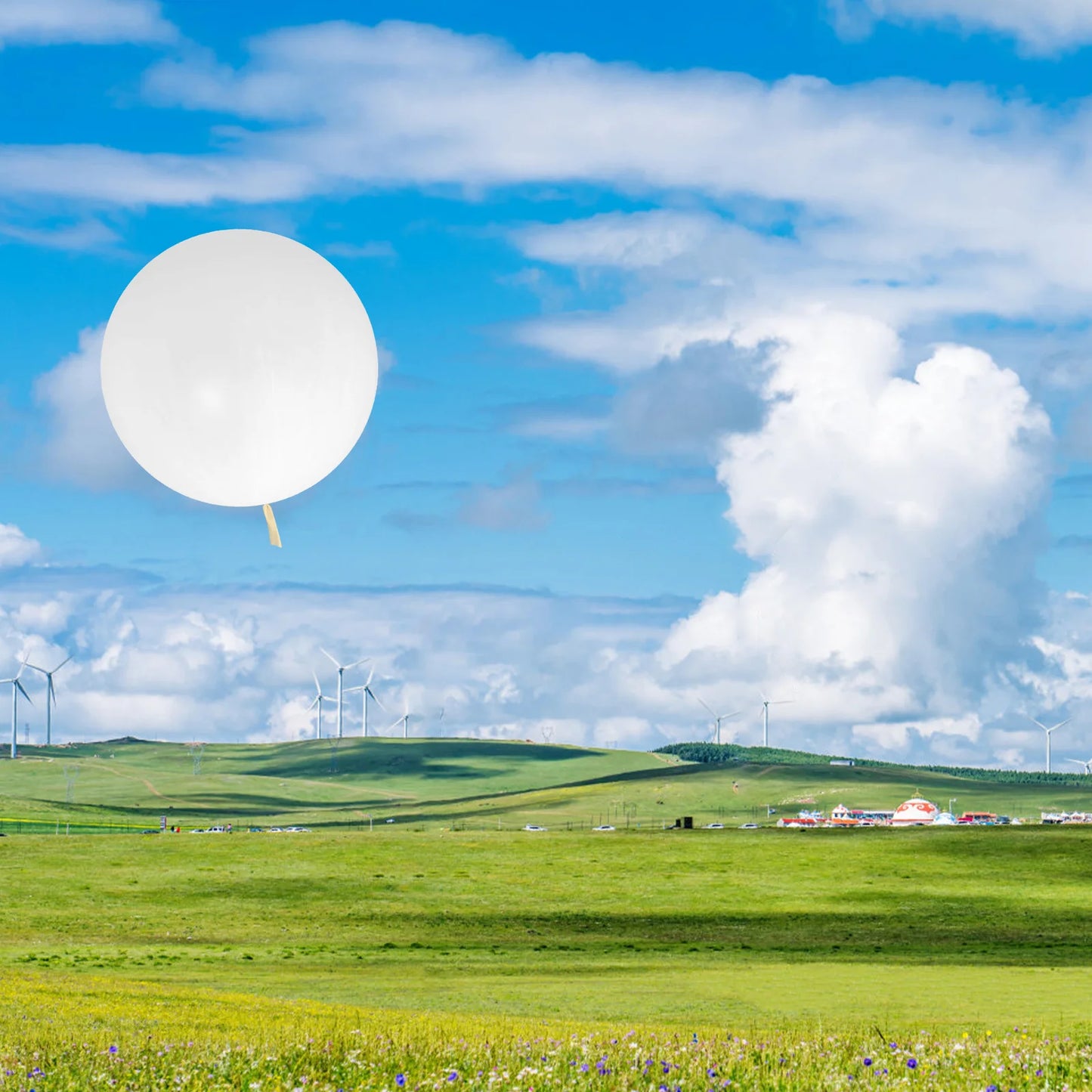 48 Inch 50G Weather Observation Balloons Heavy Duty Latex for Meteorological Investigation Aerial Photography Surveillance and