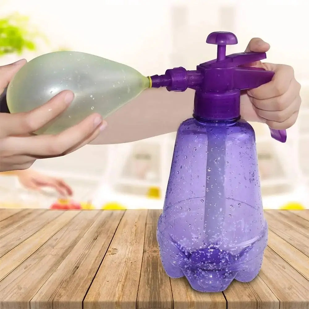 Plastic Water Balloon Pump Outdoor Toy Balloons Automatic knotting Sand Pool Water Toys Portable Outdoor Fun