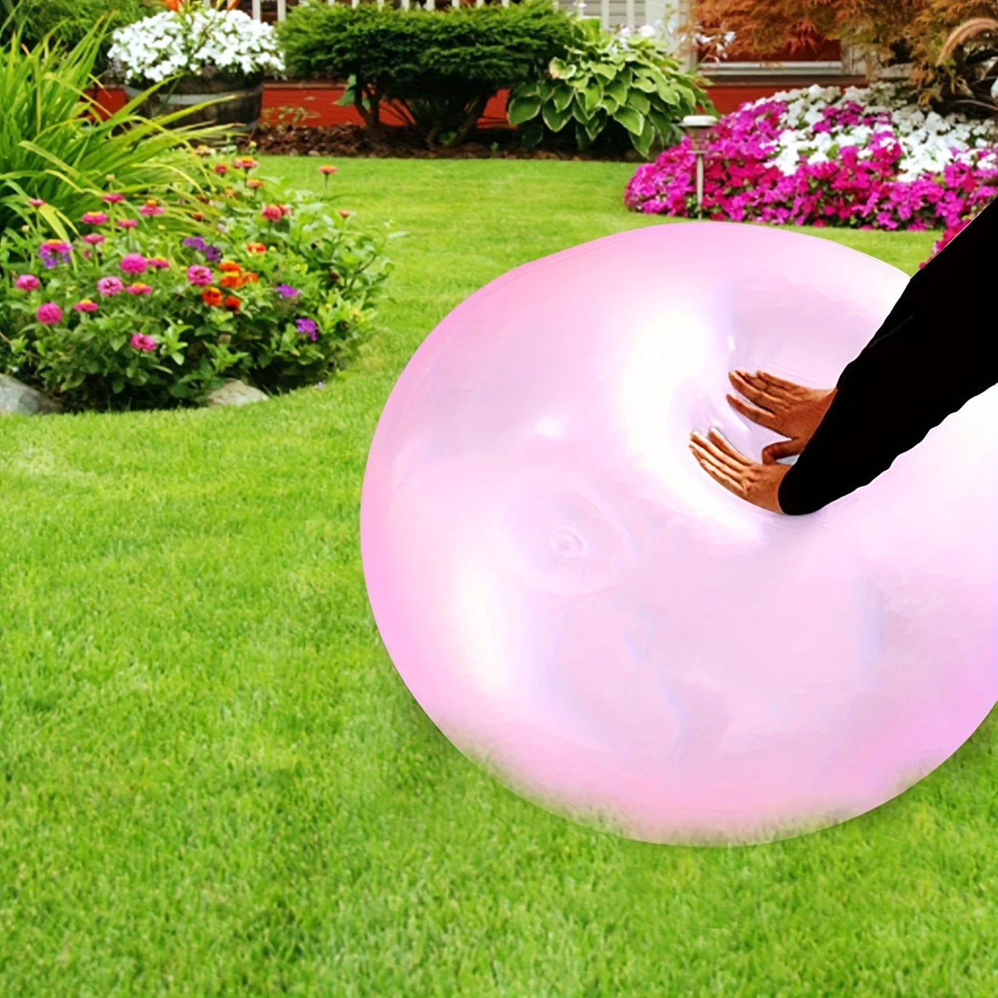 2026 Fun Summer Transparent Inflatable Ball Balloon Kids Children Outdoor Toys Soft Air Water Filled Bubble Ball Party Game Gift