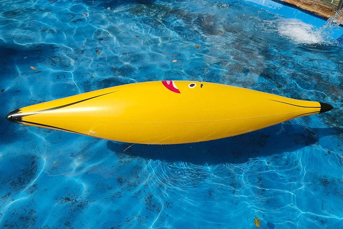 1.8-meter Inflatable Banana Summer Water Toy Swimming Pool Float Balloon Bar Atmosphere Props Happy Birthday Party Decoration