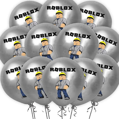 New Roblox Balloons Birthday Party Decoration Video Game 12inch Round Balloon Kids Happy Birthday Party Favors Gift Toys