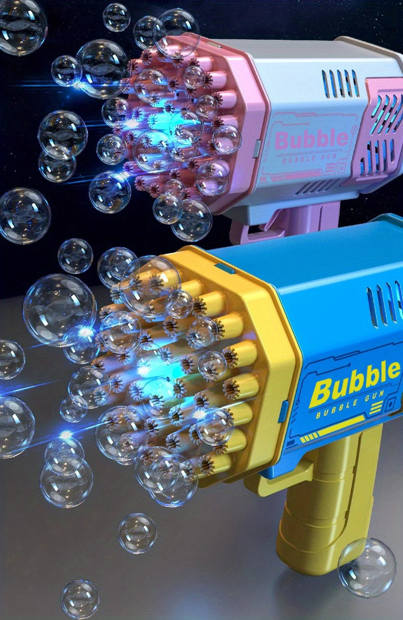 40 Hole Bubble Machine Fully Automatic Bubble Blowing Light Outdoor Bubble Machine without Battery without Bubble Water
