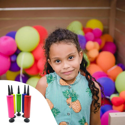 1PC Balloon Pump Balloon Inflator Hand Push Air Pump Wedding Birthday Party Kids Baby Shower Balloon Accessories Tools
