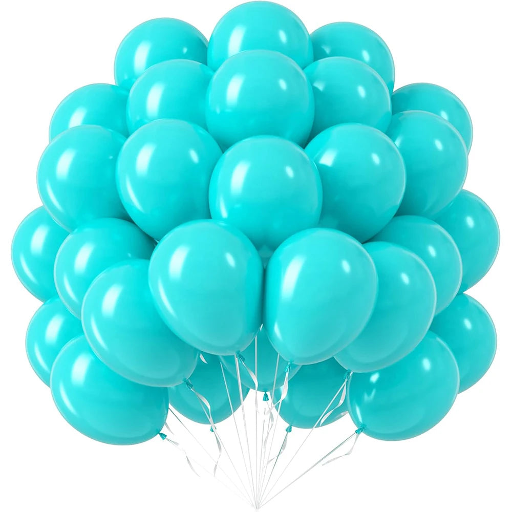 Hot Pink Balloons 12/10inch Baby Pink Latex Balloon Royal Blue Red Green Globos Baby Shower Birthday Party Christmas Decorations