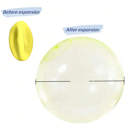 Inflated Ball Bubble Ball Water-filled Transparent Bubble Ball TPR Inflated Ball Pat Ball Big Light Ball