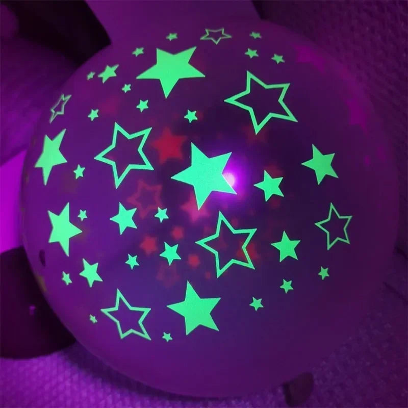 Happy Birthday Neon Glow Ballons, leuchtend im Schwarzlicht, fluoreszierende Ballons für Neon-Geburtstage, 80er 90er Motto-Party-Deko