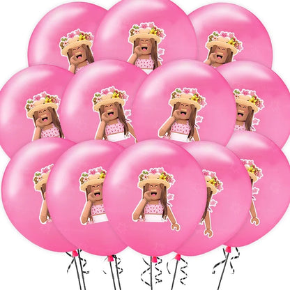 New Roblox Balloons Birthday Party Decoration Video Game 12inch Round Balloon Kids Happy Birthday Party Favors Gift Toys